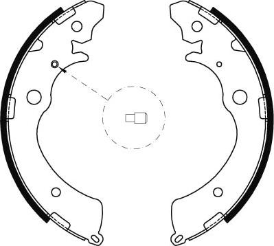 TRW GS8493 - Jeu de mâchoires de frein cwaw.fr