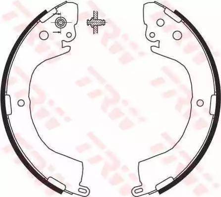 Alpha Brakes HST-MS-058 - Jeu de mâchoires de frein cwaw.fr