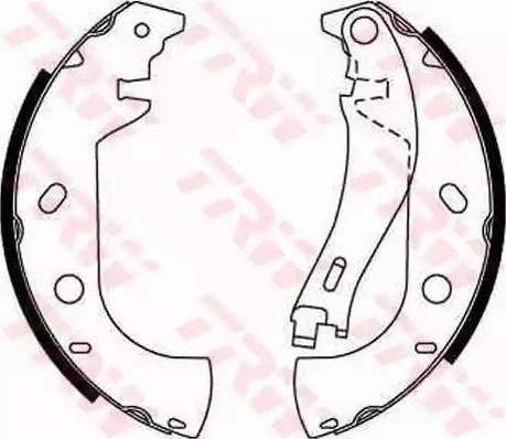 Alpha Brakes HST-FT-015 - Jeu de mâchoires de frein cwaw.fr