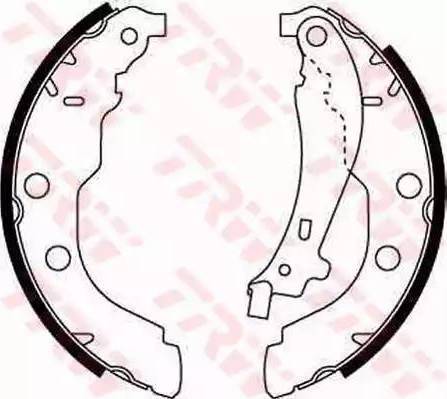 Alpha Brakes HST-PE-027 - Jeu de mâchoires de frein cwaw.fr