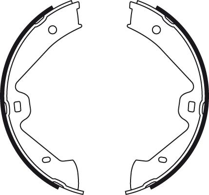TRW GS8776 - Jeu de mâchoires de frein, frein de stationnement cwaw.fr