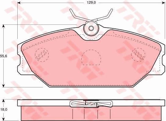 TRW GTD1085 - Kit de freins, frein à disques cwaw.fr