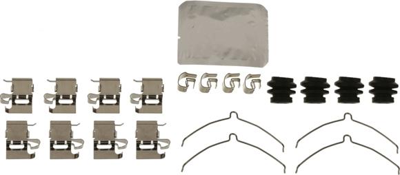 TRW PFK690 - Kit d'accessoires, plaquette de frein à disque cwaw.fr