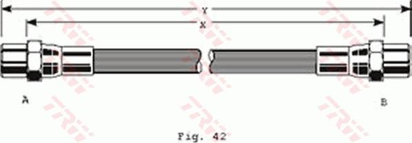 TRW PHA140 - Flexible de frein cwaw.fr