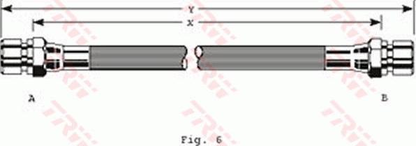 TRW PHA152 - Flexible de frein cwaw.fr