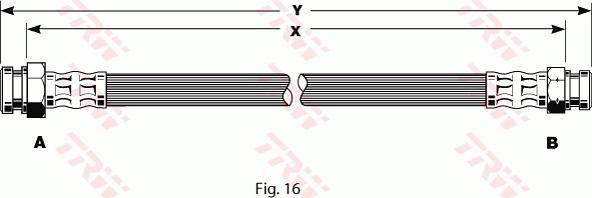 TRW PHA163 - Flexible de frein cwaw.fr