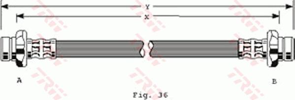 TRW PHA108 - Flexible de frein cwaw.fr