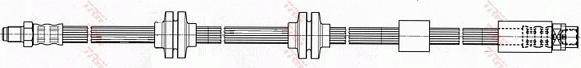 TRW PHB416 - Flexible de frein cwaw.fr