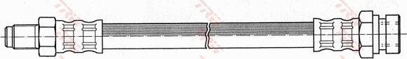 TRW PHB396 - Flexible de frein cwaw.fr