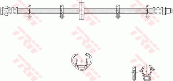 TRW PHB317 - Flexible de frein cwaw.fr