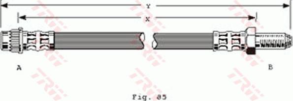 TRW PHB294 - Flexible de frein cwaw.fr