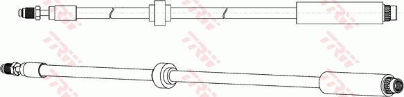 TRW PHB241 - Flexible de frein cwaw.fr