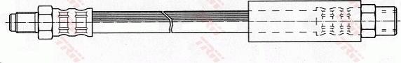 TRW PHB256 - Flexible de frein cwaw.fr