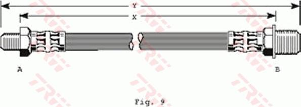 TRW PHC149 - Flexible de frein cwaw.fr