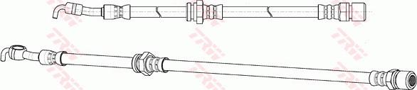 TRW PHD991 - Flexible de frein cwaw.fr