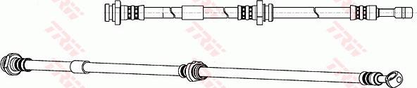 TRW PHD968 - Flexible de frein cwaw.fr