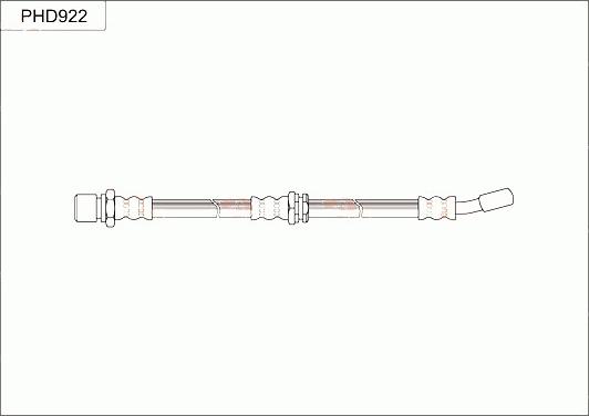 TRW PHD922 - Flexible de frein cwaw.fr