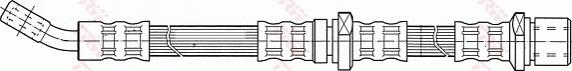 TRW PHD443 - Flexible de frein cwaw.fr