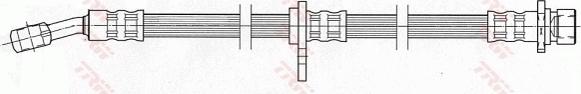 TRW PHD464 - Flexible de frein cwaw.fr