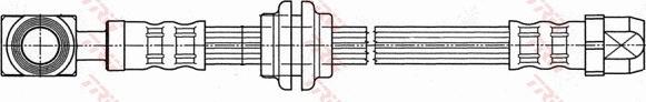 TRW PHD479 - Flexible de frein cwaw.fr