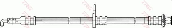 TRW PHD545 - Flexible de frein cwaw.fr