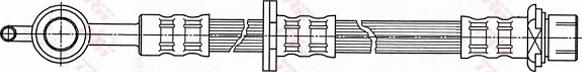 TRW PHD510 - Flexible de frein cwaw.fr