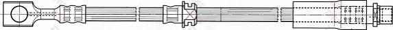 TRW PHD538 - Flexible de frein cwaw.fr