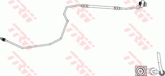 TRW PHD1162 - Flexible de frein cwaw.fr