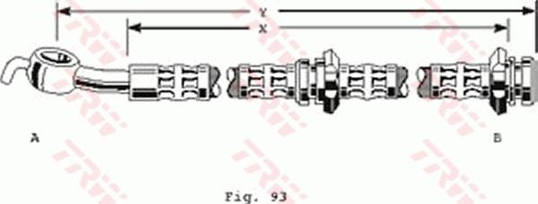 TRW PHD173 - Flexible de frein cwaw.fr