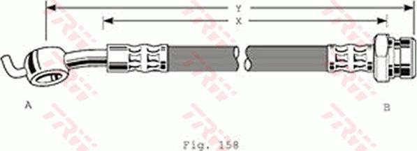 TRW PHD357 - Flexible de frein cwaw.fr