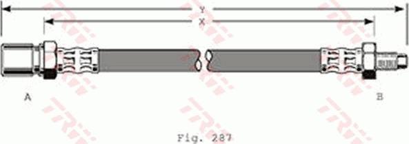 TRW PHD335 - Flexible de frein cwaw.fr