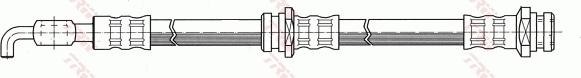 TRW PHD237 - Flexible de frein cwaw.fr