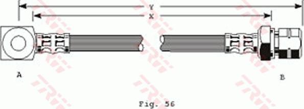 TRW PHD228 - Flexible de frein cwaw.fr