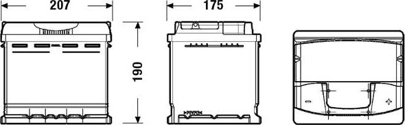 Tudor TA530 - Batterie de démarrage cwaw.fr