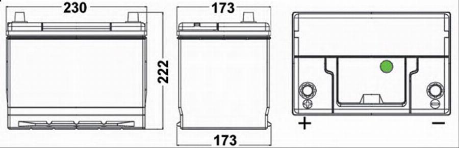 Tudor TA655 - Batterie de démarrage cwaw.fr