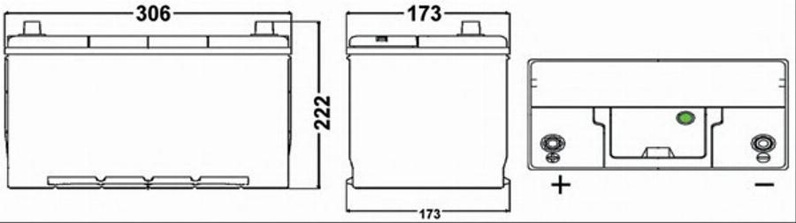 Tudor TA1005 - Batterie de démarrage cwaw.fr