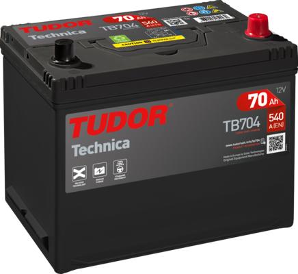 Tudor TB704 - Batterie de démarrage cwaw.fr