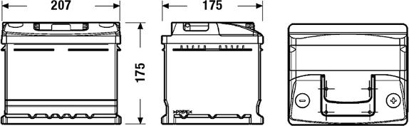 Tudor TC412 - Batterie de démarrage cwaw.fr