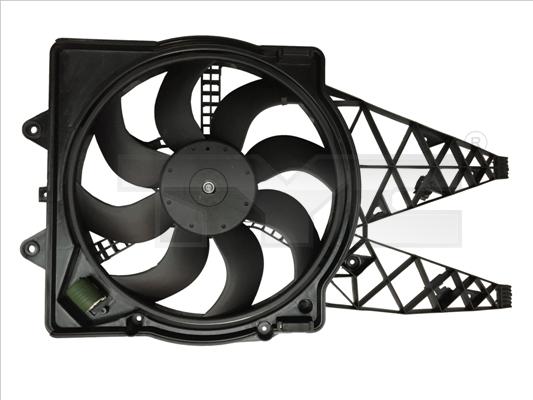 TYC 809-0024 - Ventilateur, refroidissement du moteur cwaw.fr