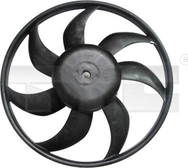 TYC 809-0021 - Ventilateur, refroidissement du moteur cwaw.fr