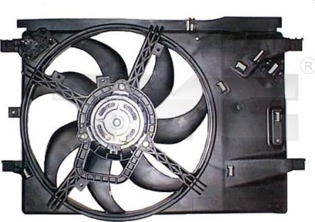 TYC 809-1002 - Ventilateur, refroidissement du moteur cwaw.fr