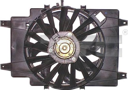 TYC 801-1002 - Ventilateur, refroidissement du moteur cwaw.fr