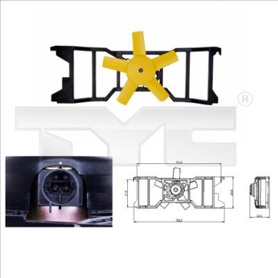 TYC 810-0021 - Ventilateur, refroidissement du moteur cwaw.fr