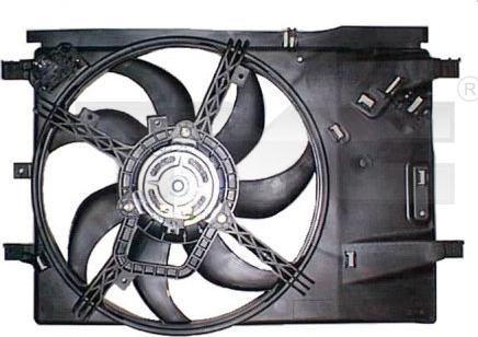 TYC 825-1011 - Ventilateur, refroidissement du moteur cwaw.fr