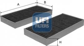 UFI 54.152.00 - Filtre, air de l'habitacle cwaw.fr