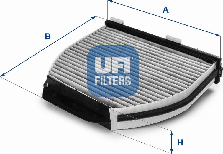 UFI 54.163.00 - Filtre, air de l'habitacle cwaw.fr