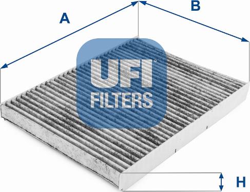 UFI 54.109.00 - Filtre, air de l'habitacle cwaw.fr