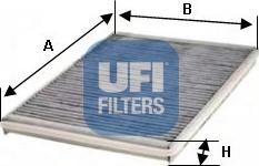 UFI 54.120.00 - Filtre, air de l'habitacle cwaw.fr