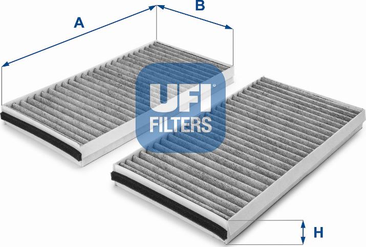 UFI 54.127.00 - Filtre, air de l'habitacle cwaw.fr