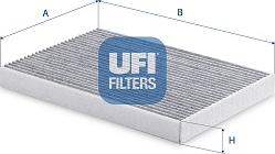 UFI 54.350.00 - Filtre, air de l'habitacle cwaw.fr